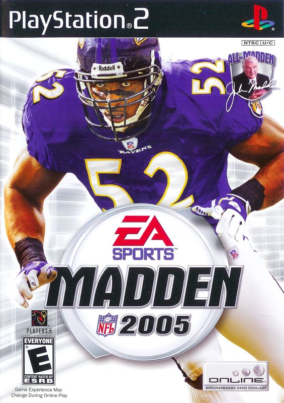 Madden NFL 2005 box art for Xbox